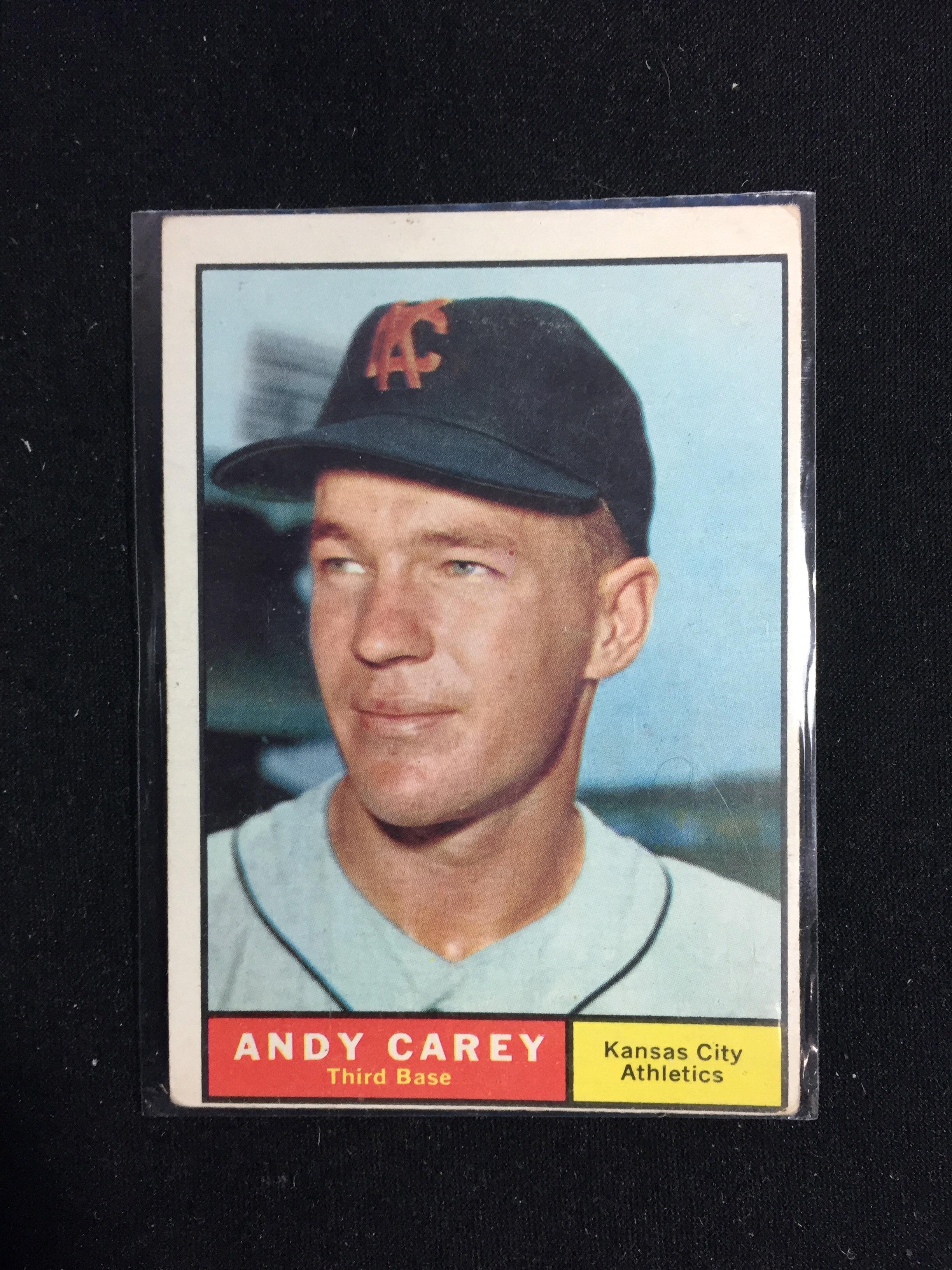 1961 Topps #518 Andy Carey Athletics Baseball Card