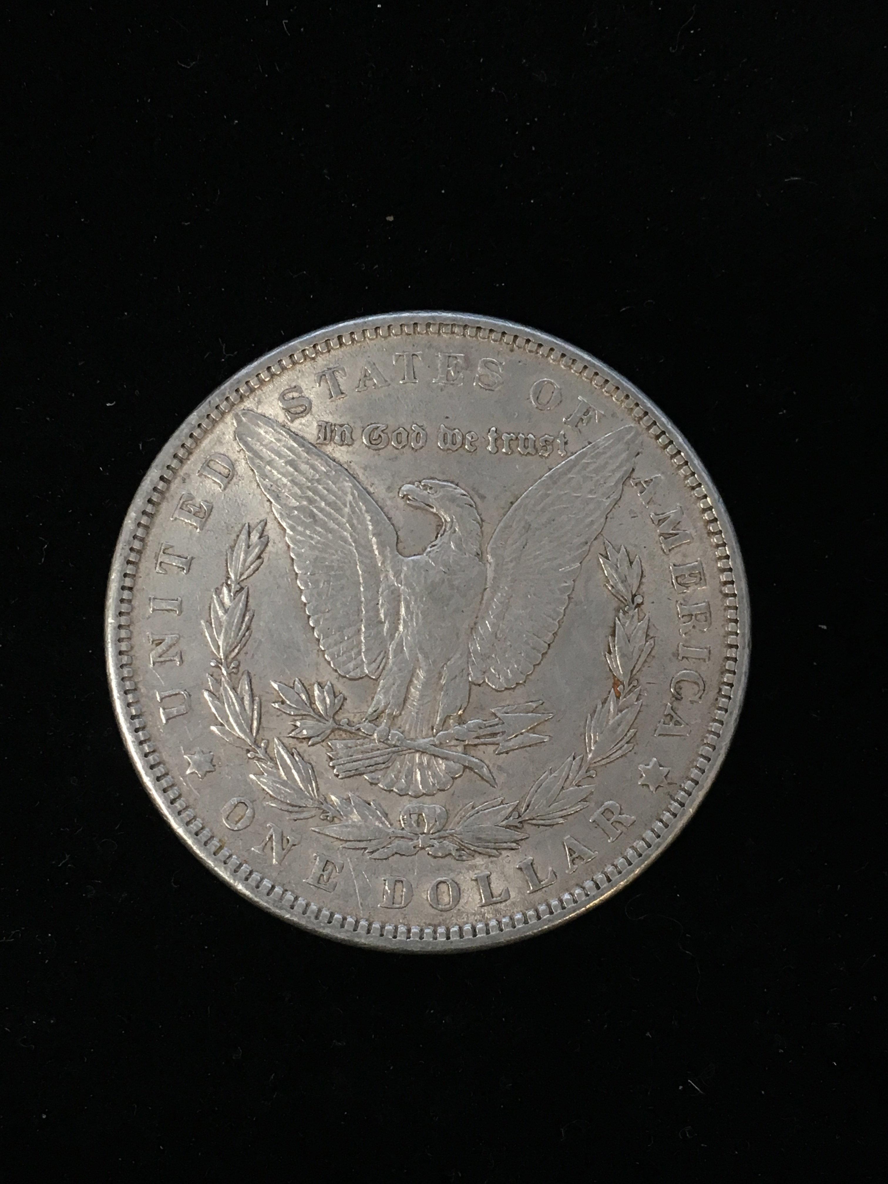 1889 United States Morgan Silver Dollar - 90% Silver Coin