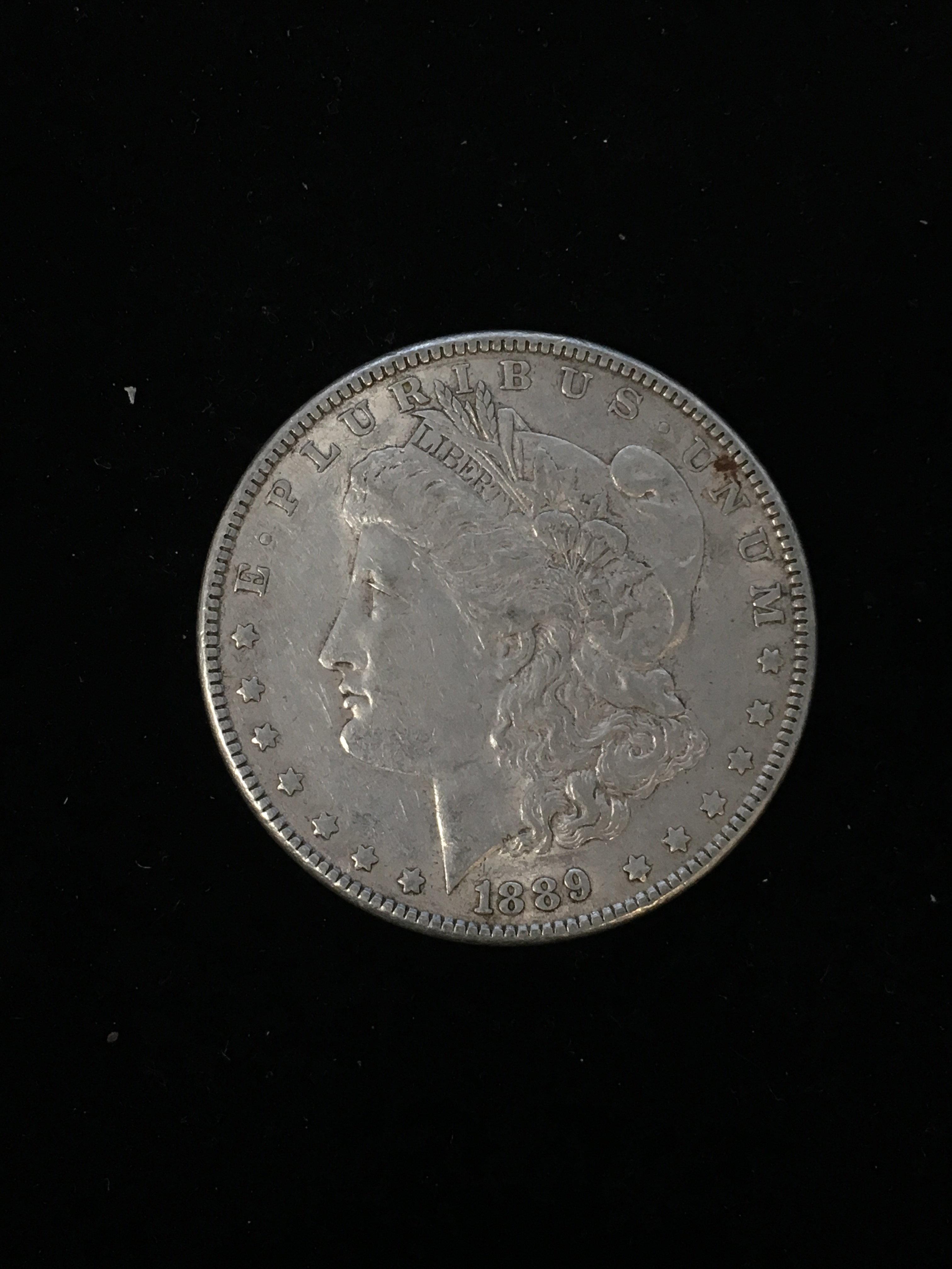 1889 United States Morgan Silver Dollar - 90% Silver Coin