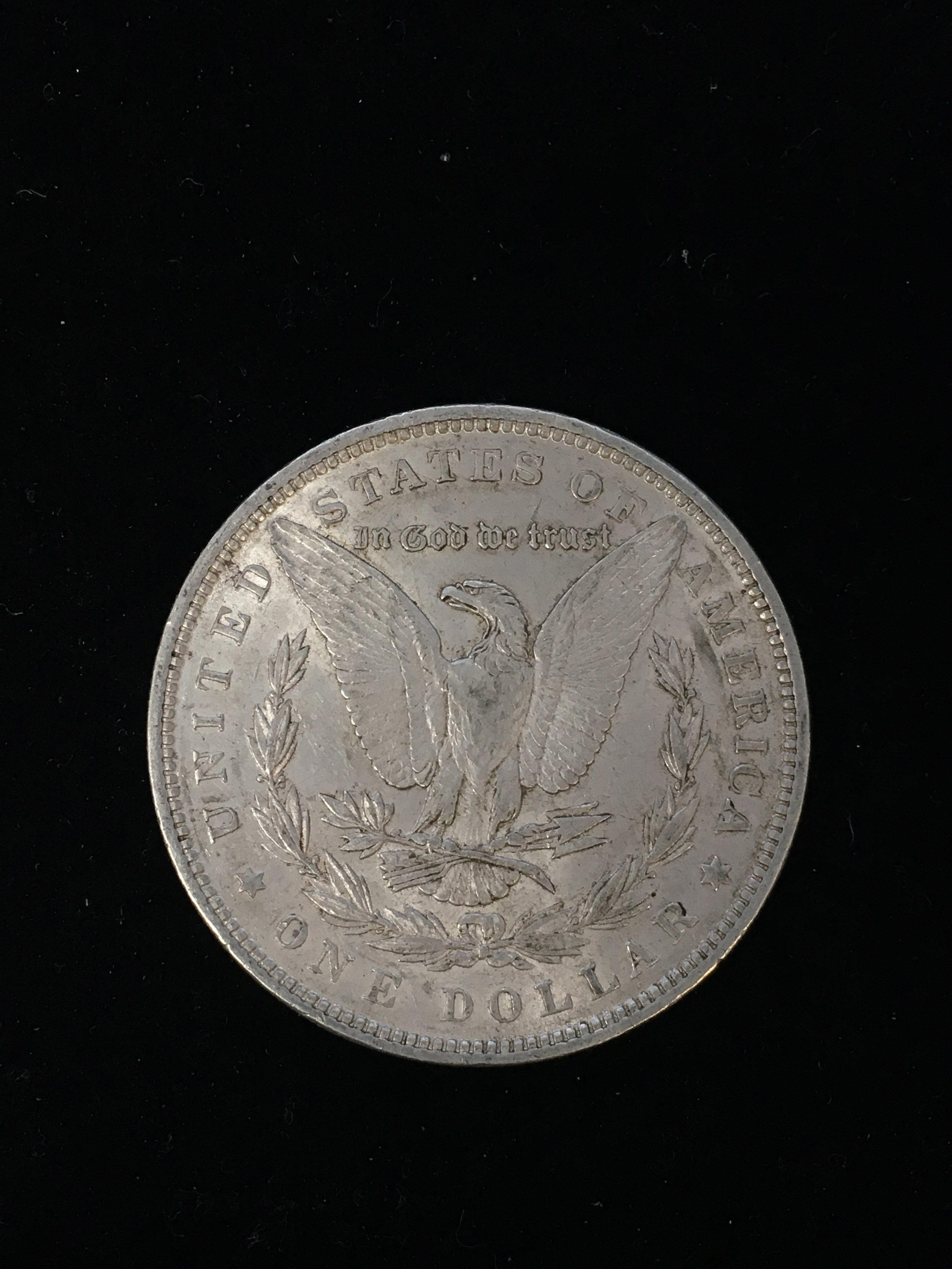 1891 United States Morgan Silver Dollar - 90% Silver Coin