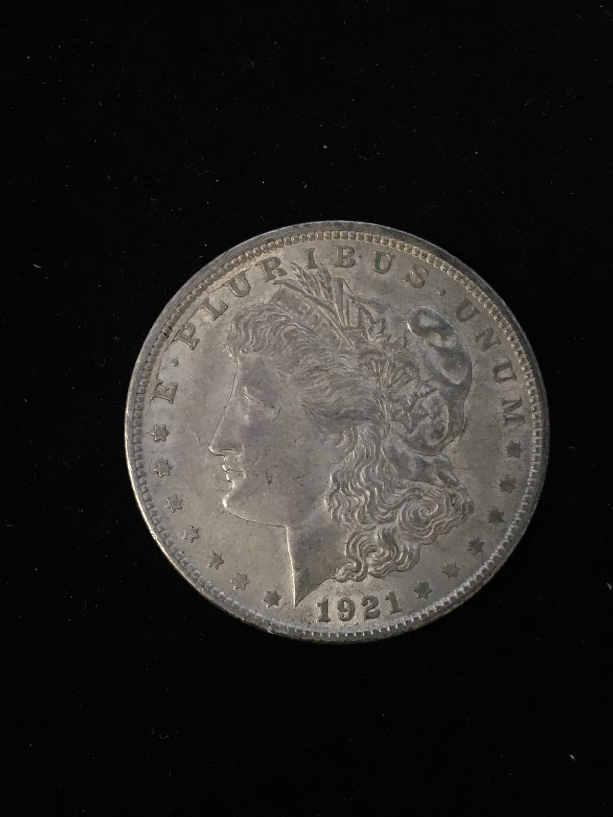 1921 United States Morgan Silver Dollar - 90% Silver Coin