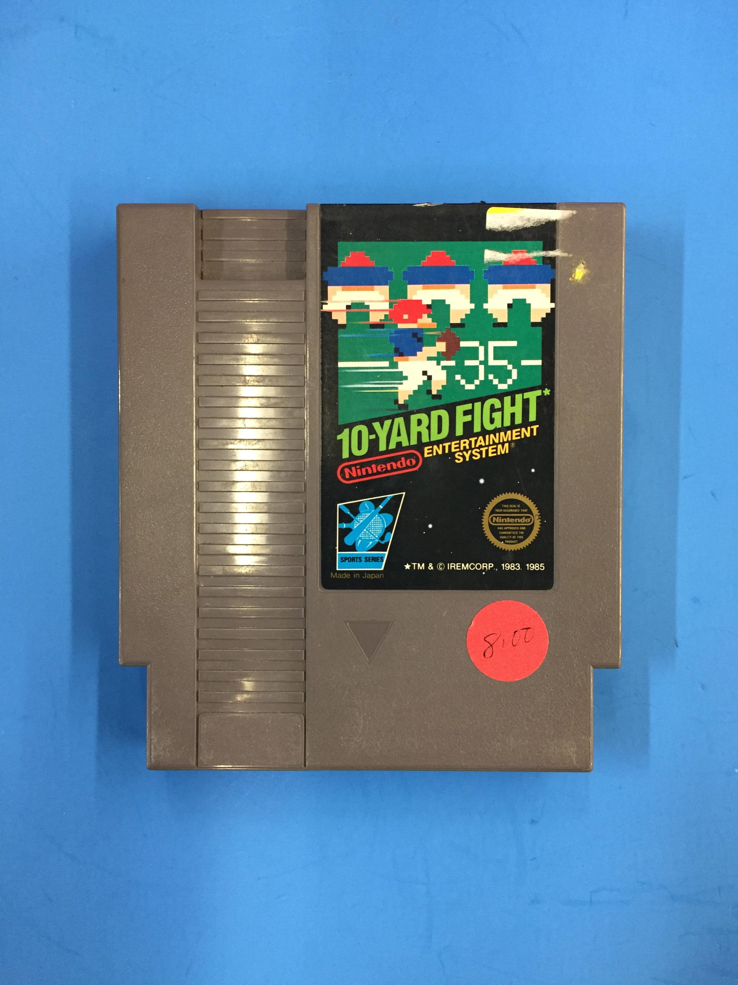 NES 10-Yard Fight Video Game Cartridge