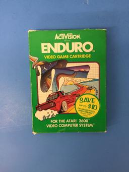 Atari 2600 Enduro Video Game Cartridge W/ Box