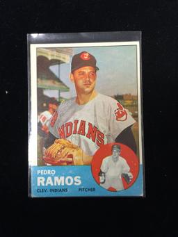 1963 Topps #14 Pedro Ramos Indians Baseball Card