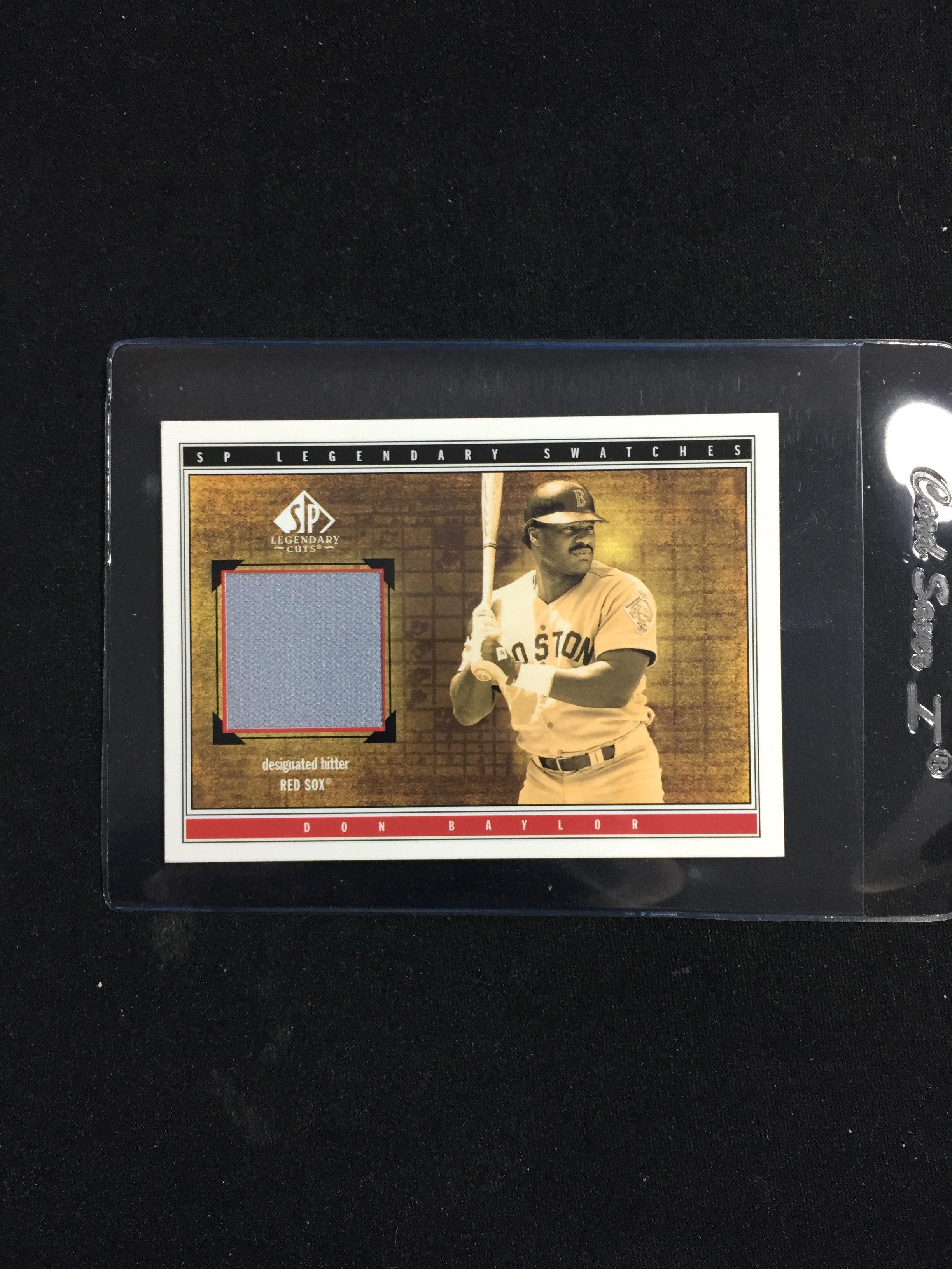 2002 SP Legendary Cuts Don Baylor Red Sox Game Used Jersey Card