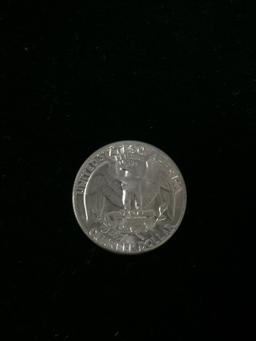 1964 United States Washington Quarter - 90% Silver Coin - BU Uncirculated Condition