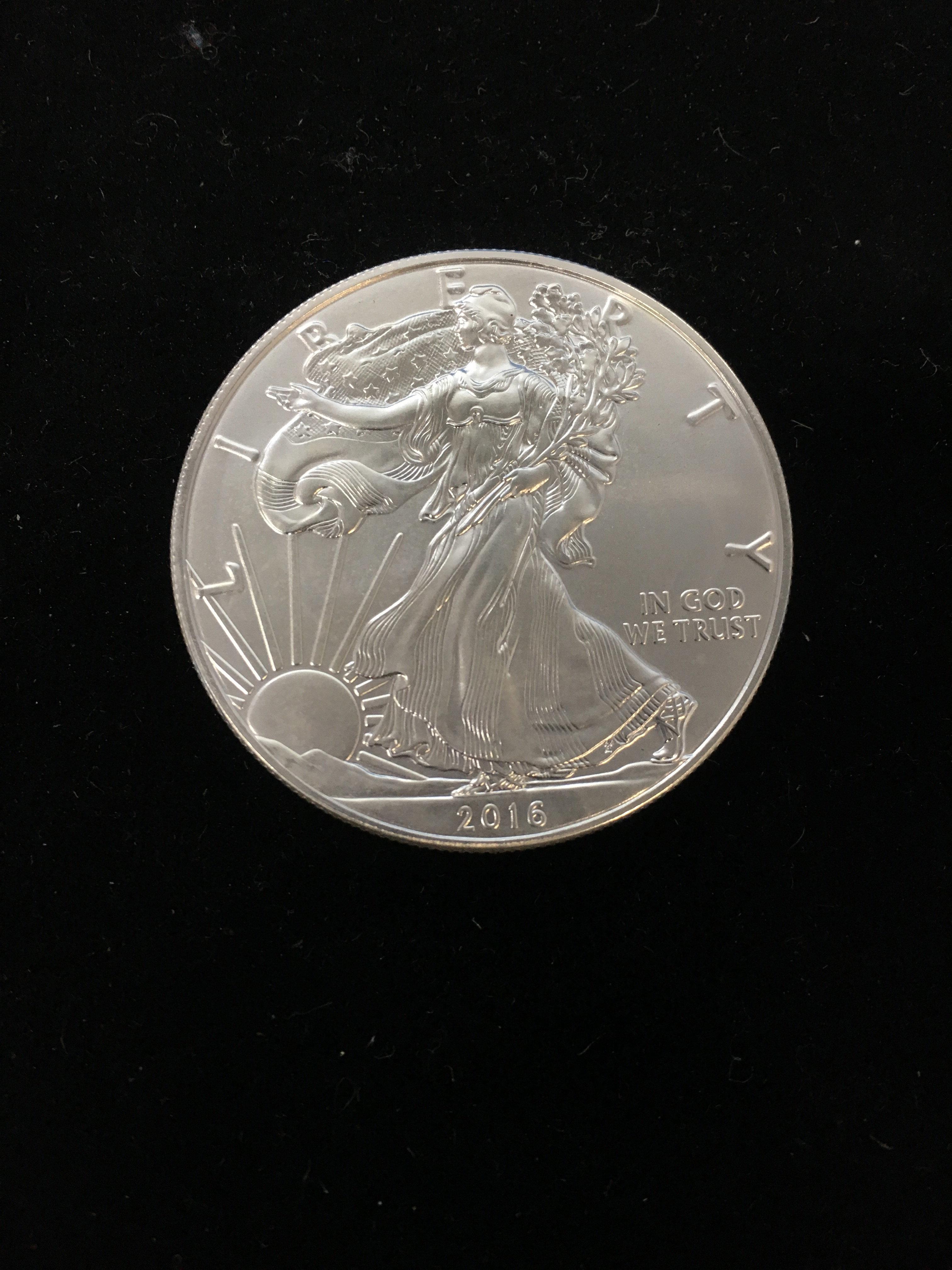 2016 American Silver Eagle 1 Ounce .999 Fine Silver Bullion Coin