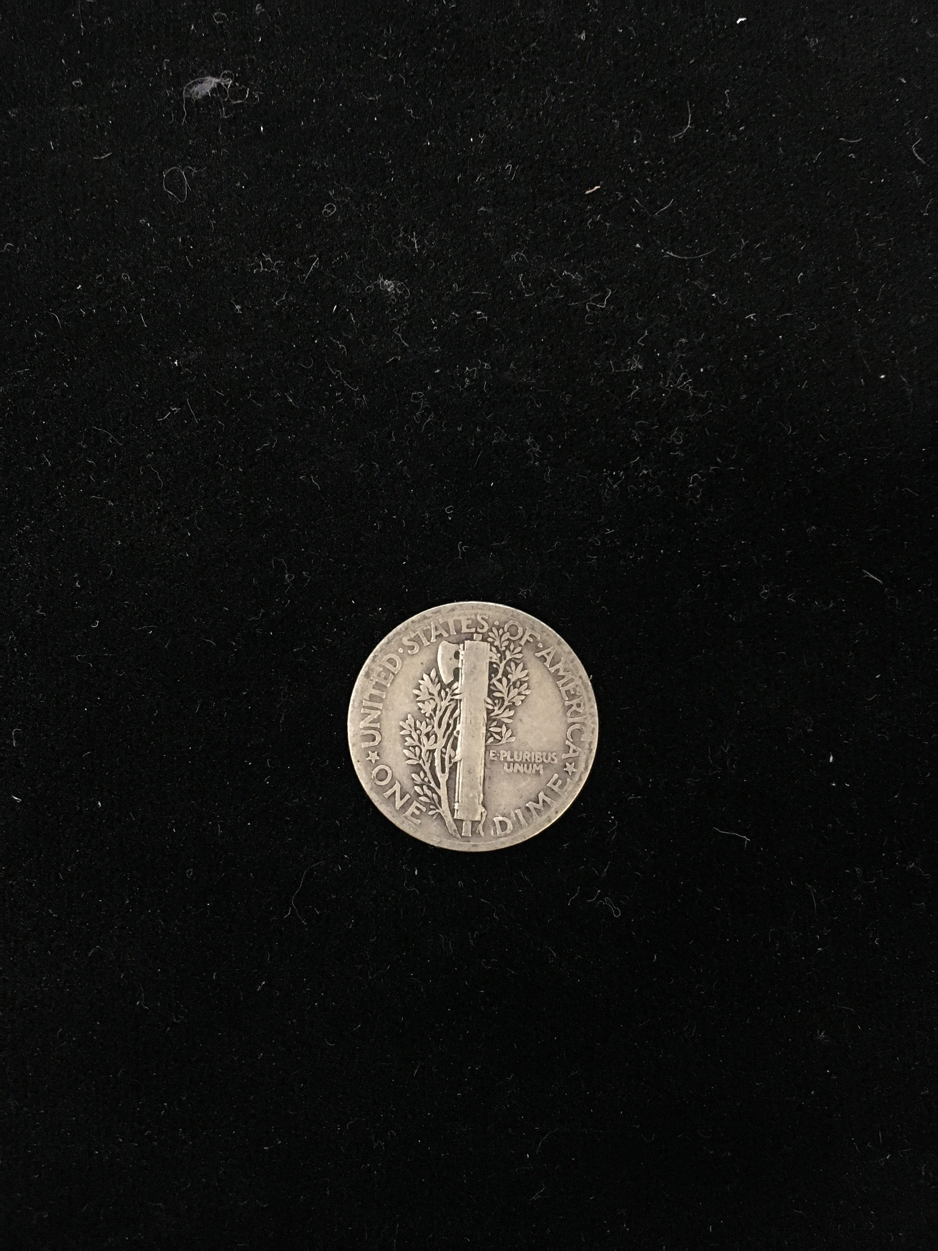 1943 United States Mercury Dime - 90% Silver Coin