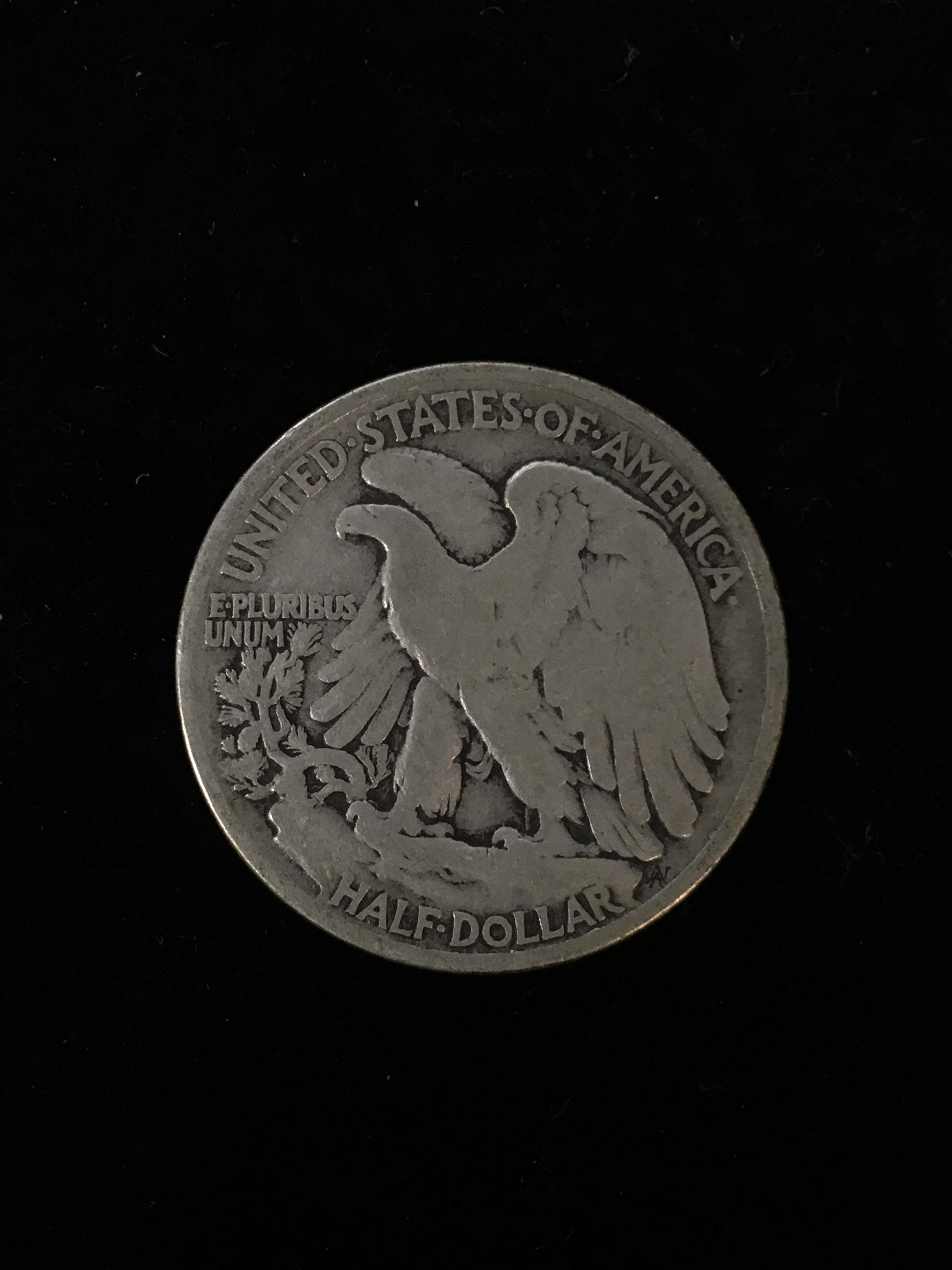 1936 United States Walking Liberty Half Dollar - 90% Silver Coin