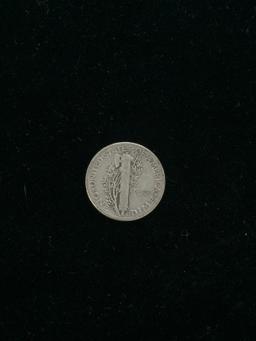 1944 United States Mercury Silver Dime - 90% Silver Coin