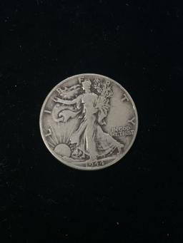 1944 United States Walking Liberty Half Dollar - 90% Silver Coin