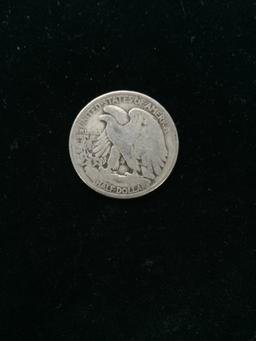 1935 United States Walking Liberty Silver Half Dollar - 90% Silver Coin