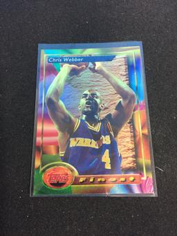 1993-94 Finest #212 Chris Webber Warriors Rookie Basketball Card