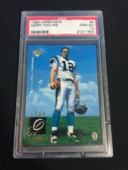 GRADED 1995 Upper Deck #5 Kerry Collins RC PSA 10 Gem Mint B111