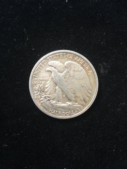 1943-S United States Walking Liberty Silver Half Dollar - 90% Silver Coin