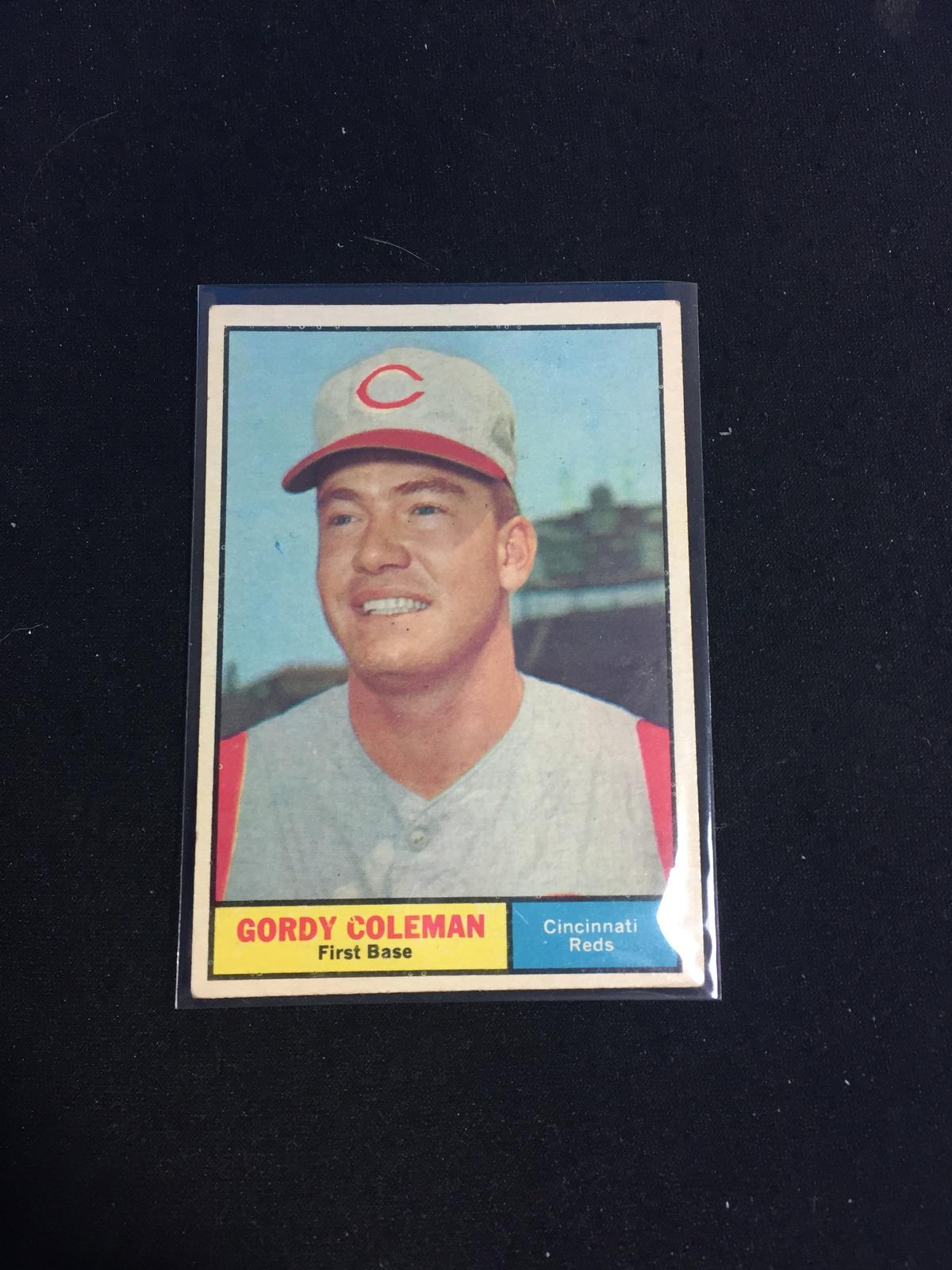 1961 Topps #194 Gordy Coleman Reds