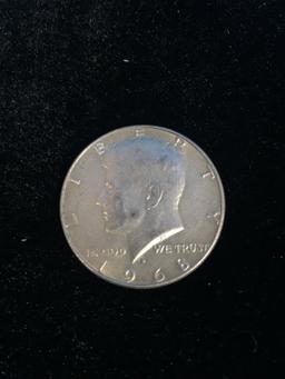 1968-D United States Kennedy Half Dollar - 40% Silver Coin