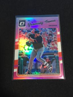 2017 Donruss Optic Pink Refractor Yasmany Tomas Diamondbacks