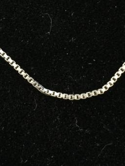 16" Sterling Silver Chain Necklace