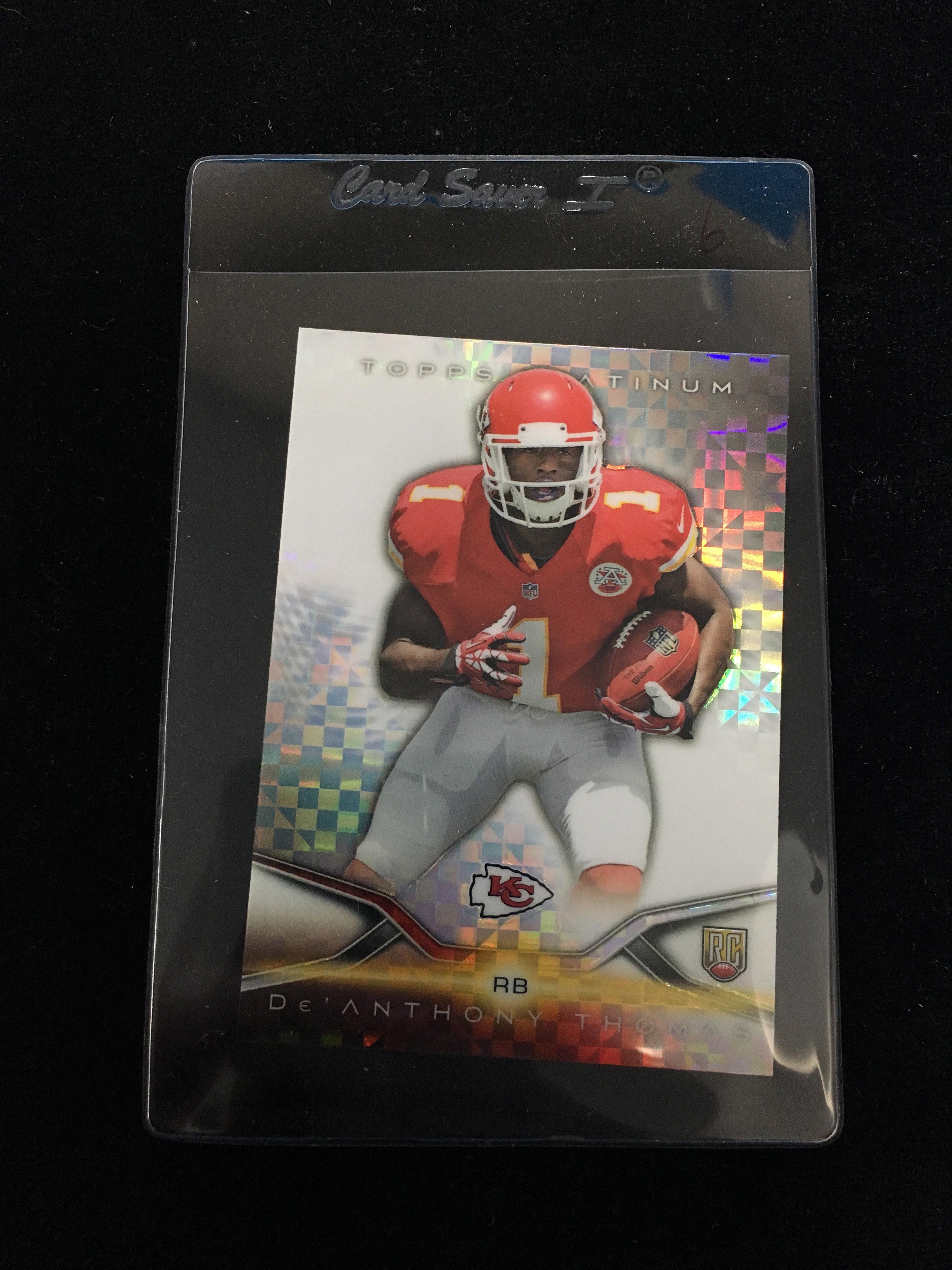 2015 Topps Platinum Xfractor DeAnthony Thomas Chiefs Rookie Football Card