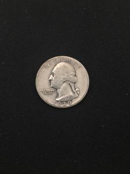 1939-D United States Washington Quarter - 90% Silver Coin