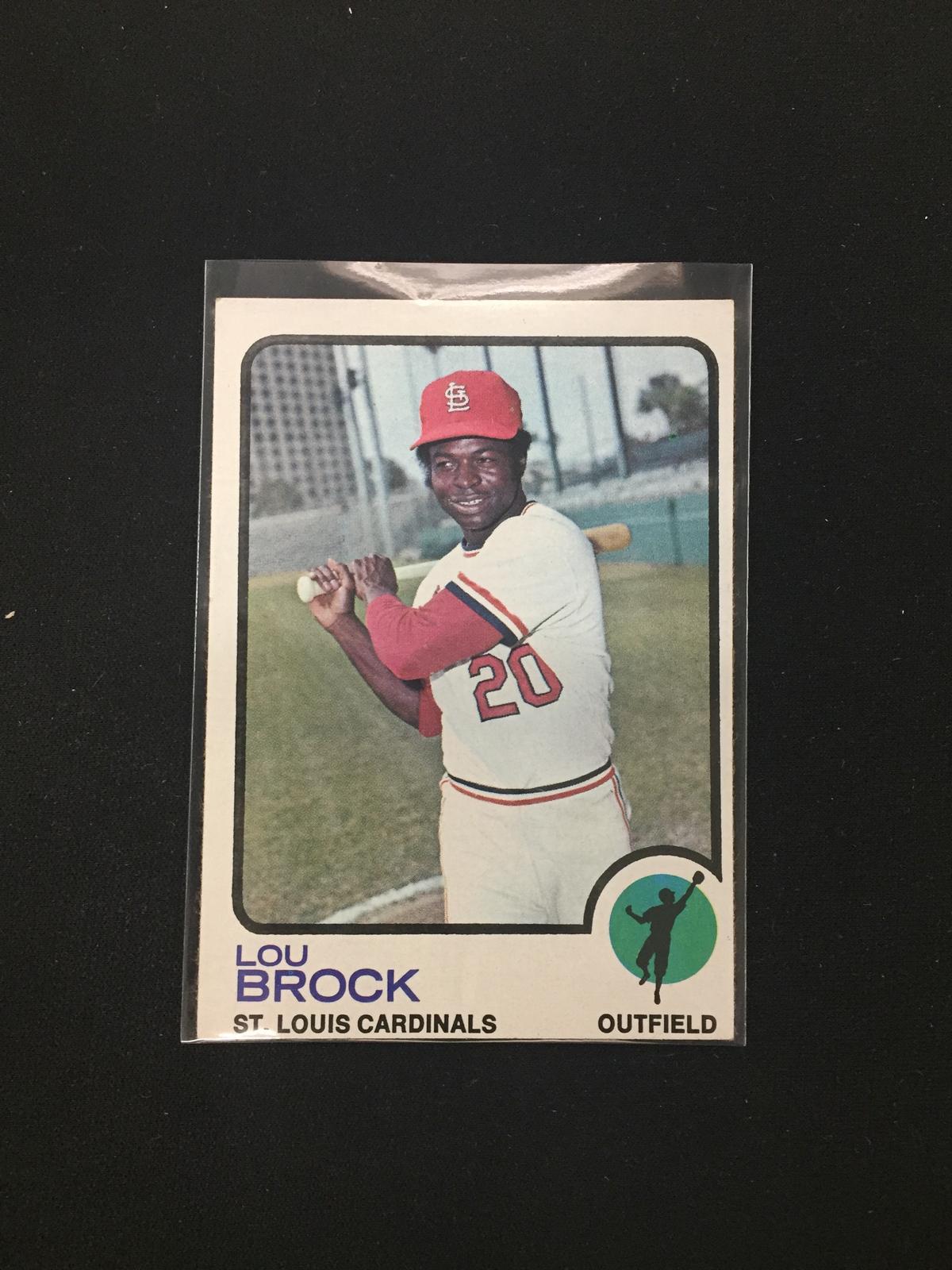 1973 Topps #320 Lou Brock Cardinals