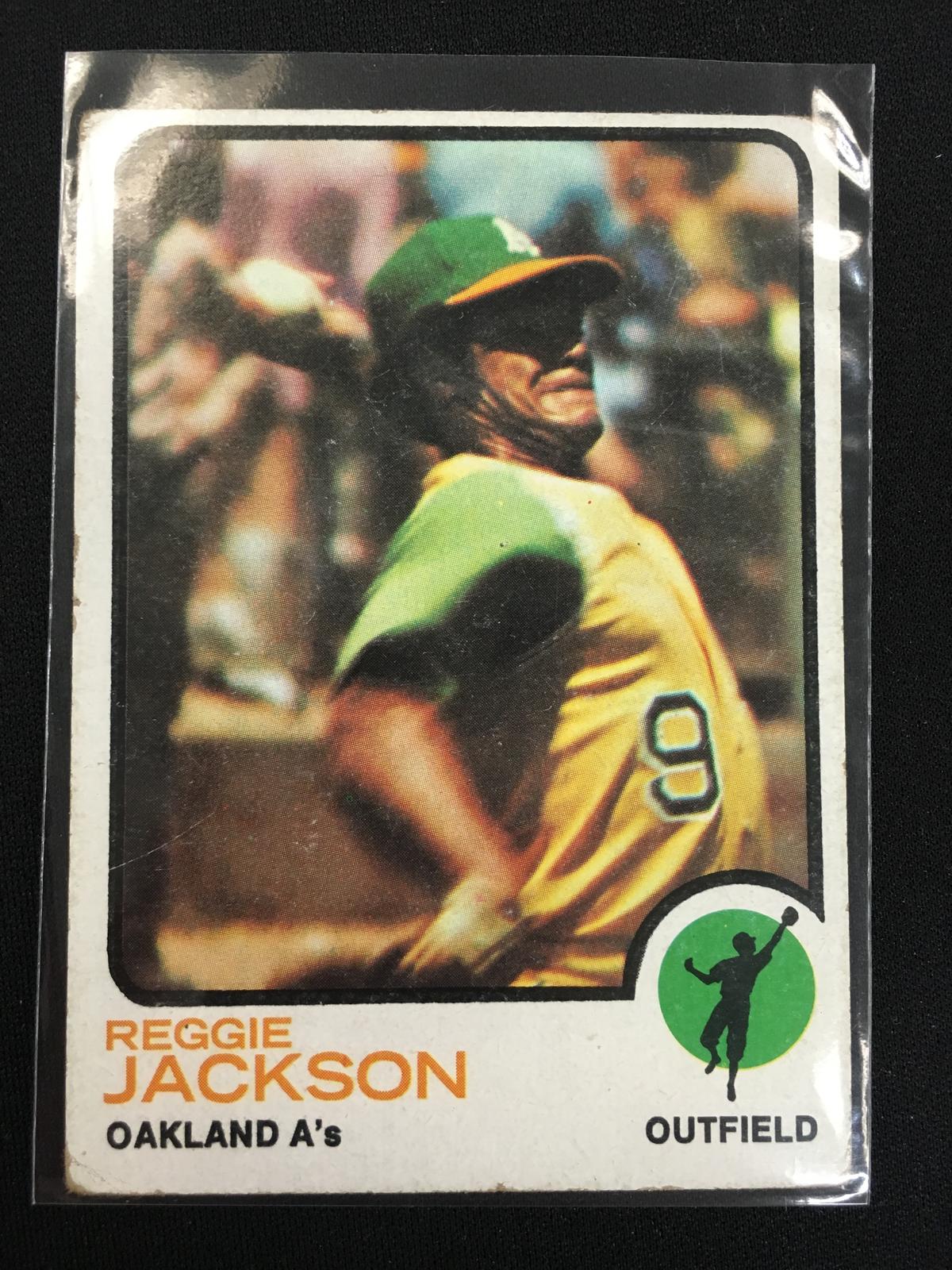 1973 Topps #255 Reggie Jackson Athletics Vintage Card