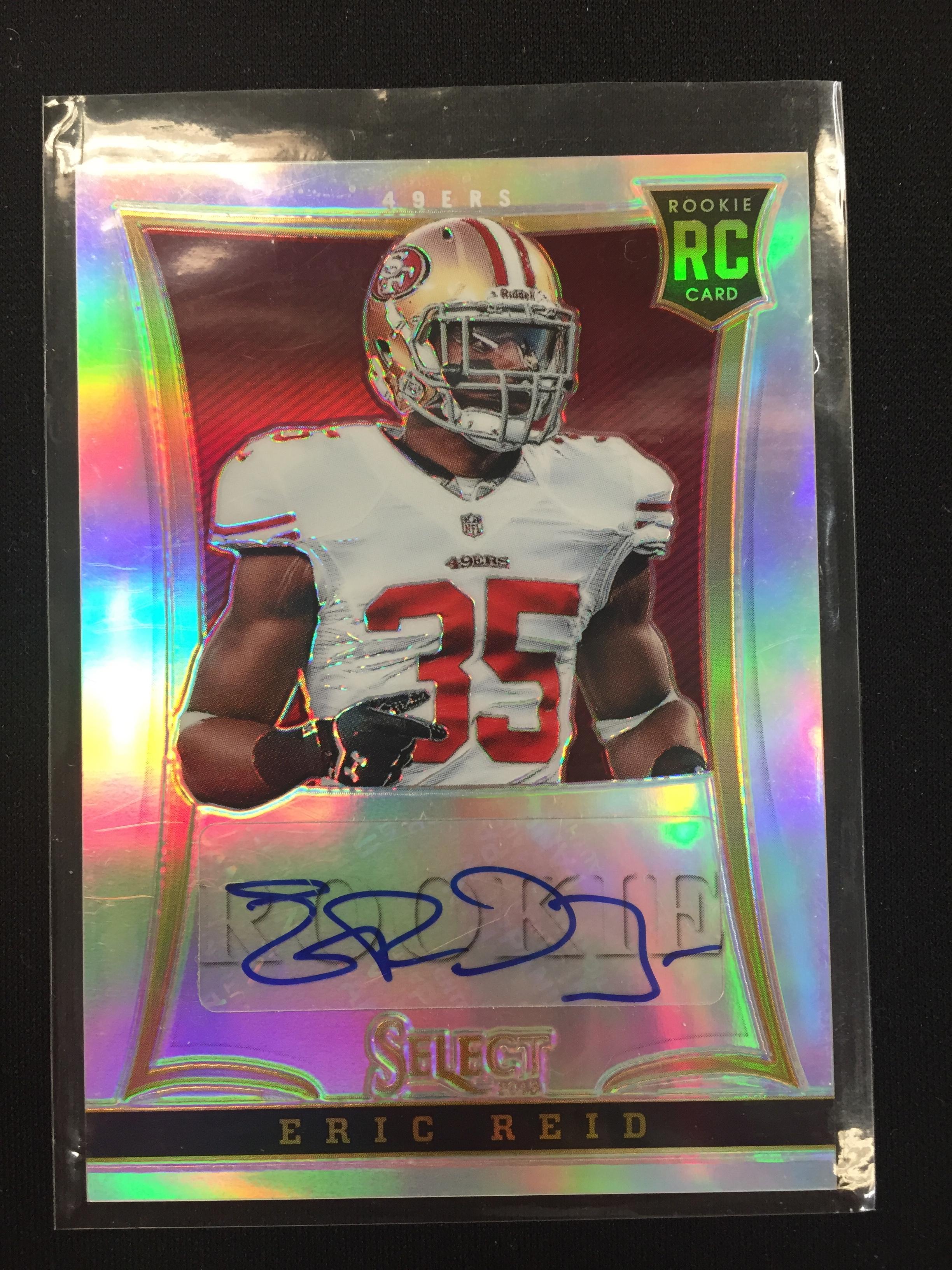 2013 Panini Select Eric Reid 49ers Rookie Autograph Card