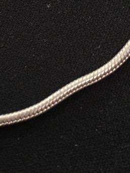 Italian Made 16" Sterling Silver Snake Chain w/ Lobster Claw Clasp