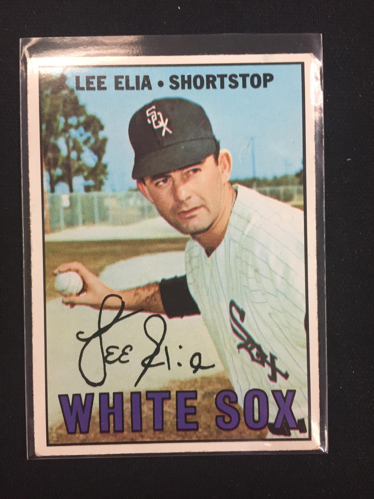 1967 Topps #406 Lee Elia White Sox