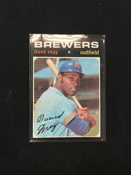 1971 Topps #493 Dave May Brewers