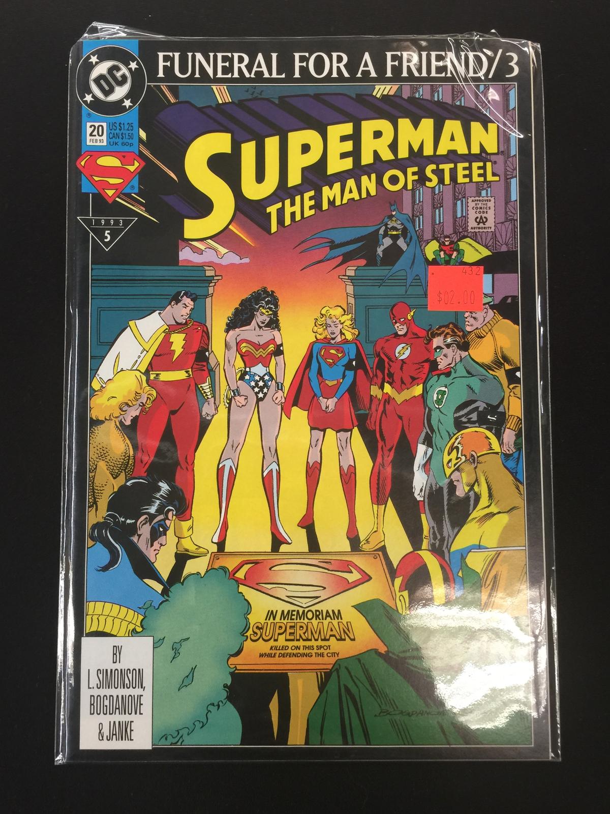 Superman The Man of Steel #20-DC Comic Book