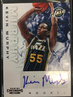2012/13 Panini Kevin Murphy Jazz Rookie Autograph Card