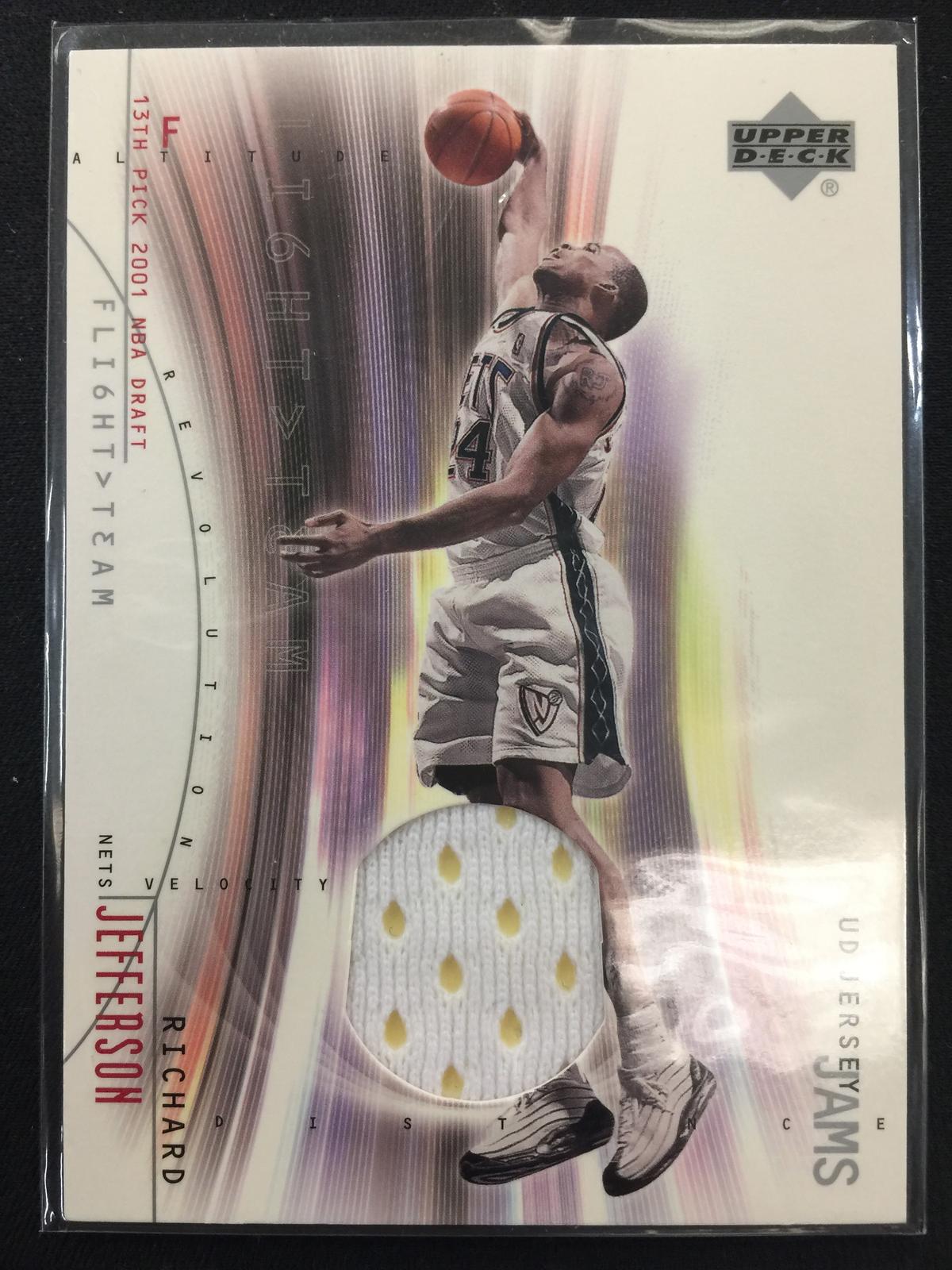 2002 Upper Deck Richard Jefferson Nets Jersey Card