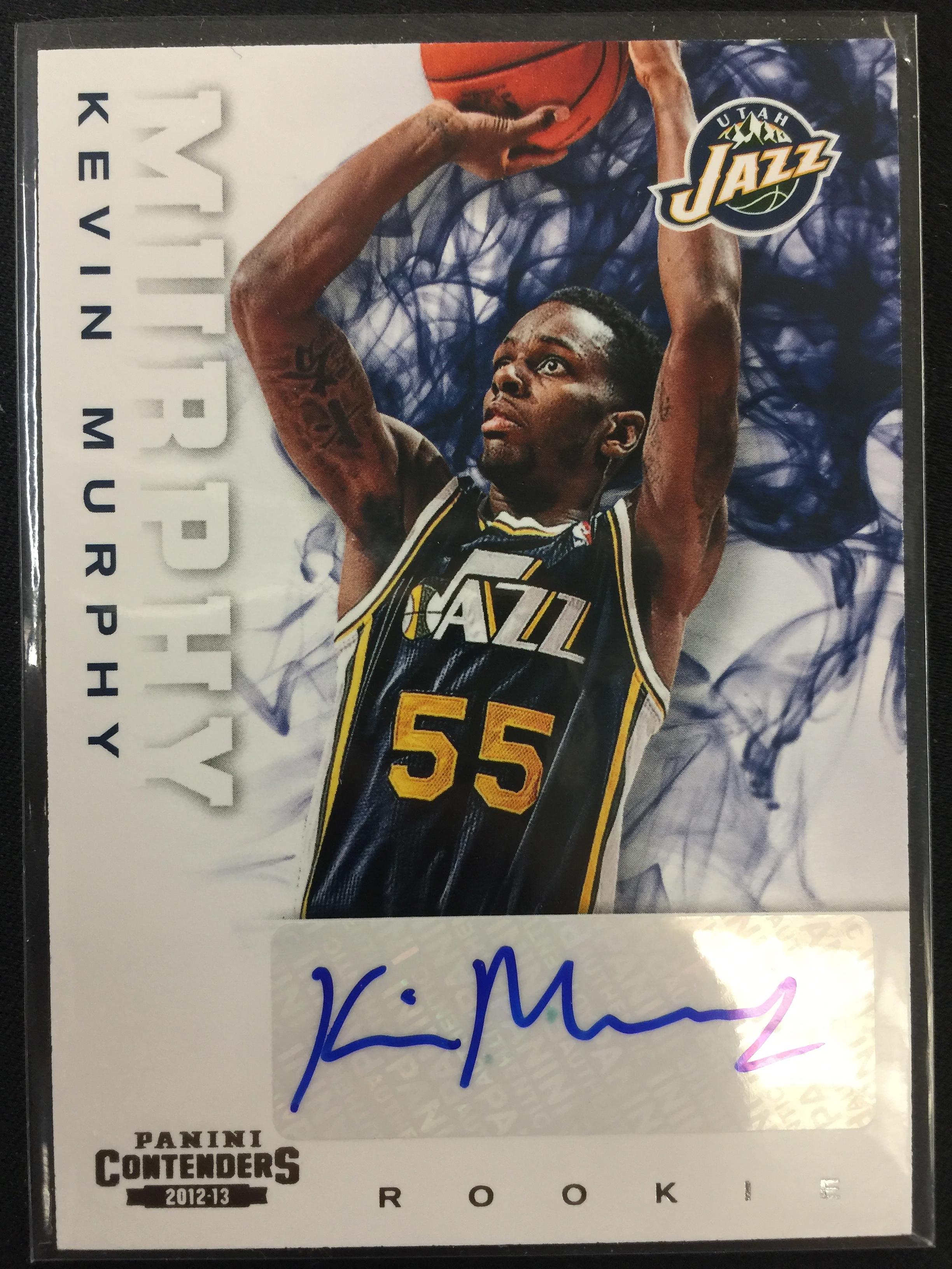 2012/13 Panini Kevin Murphy Jazz Rookie Autograph Card