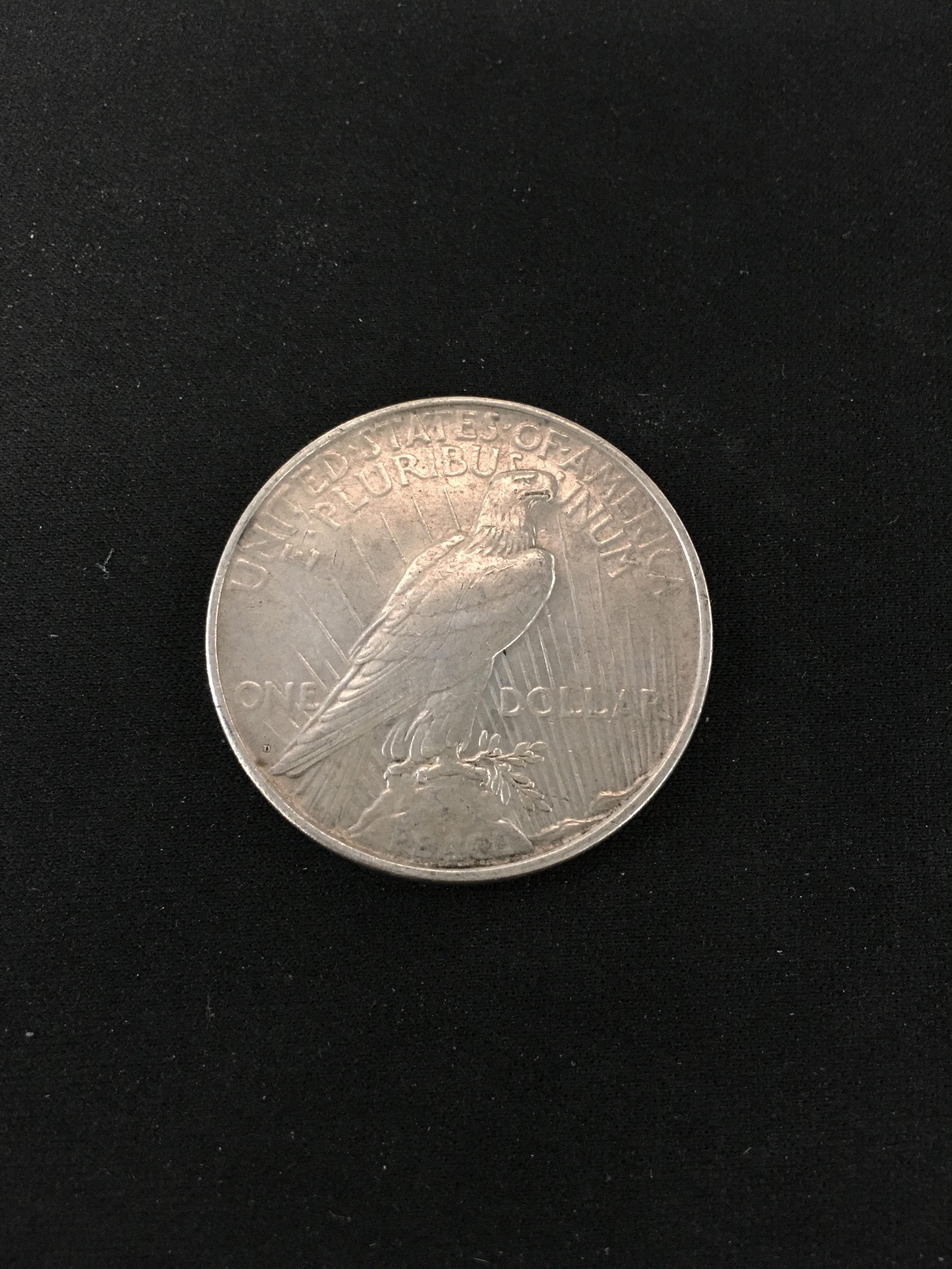 1922-D United States Silver Peace Dollar - 90% Silver Coin