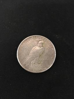 1922-S United States Silver Peace Dollar - 90% Silver Coin