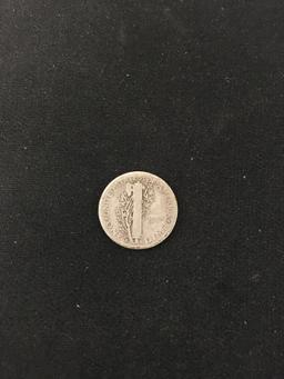 1934-D United States Mercury Silver Dime - 90% Silver Coin