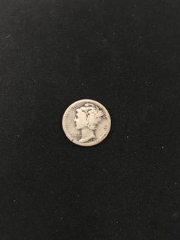 1920-S United States Mercury Silver Dime - 90% Silver Coin