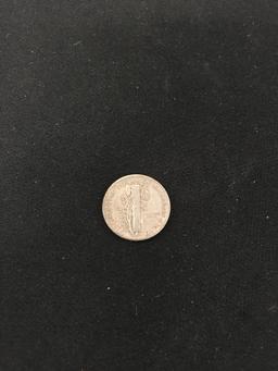 1941 United States Mercury Silver Dime - 90% Silver Coin