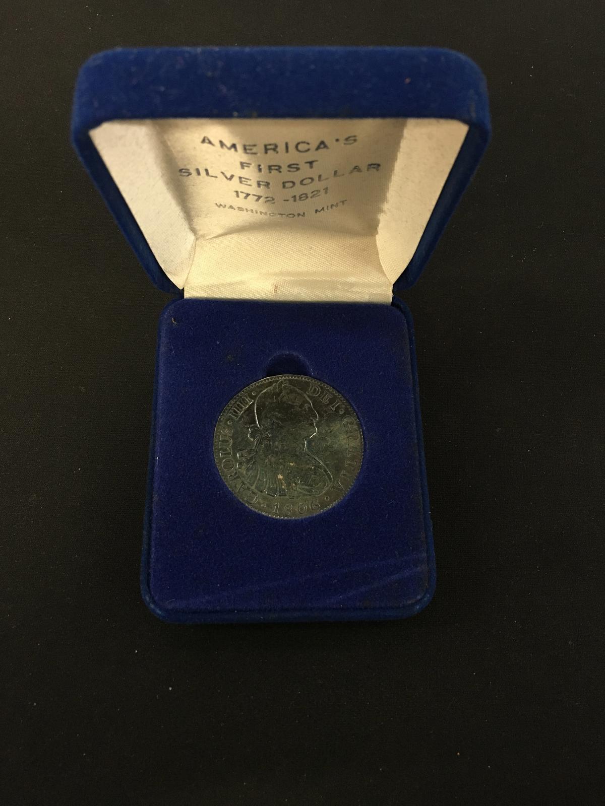 1806 Mexico 8 Reales Silver Dollar Coin - America's First Silver Dollar - RARE