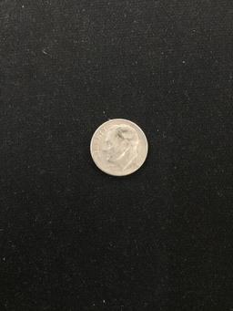 1954-S United States Roosevelt Dime - 90% Silver Coin