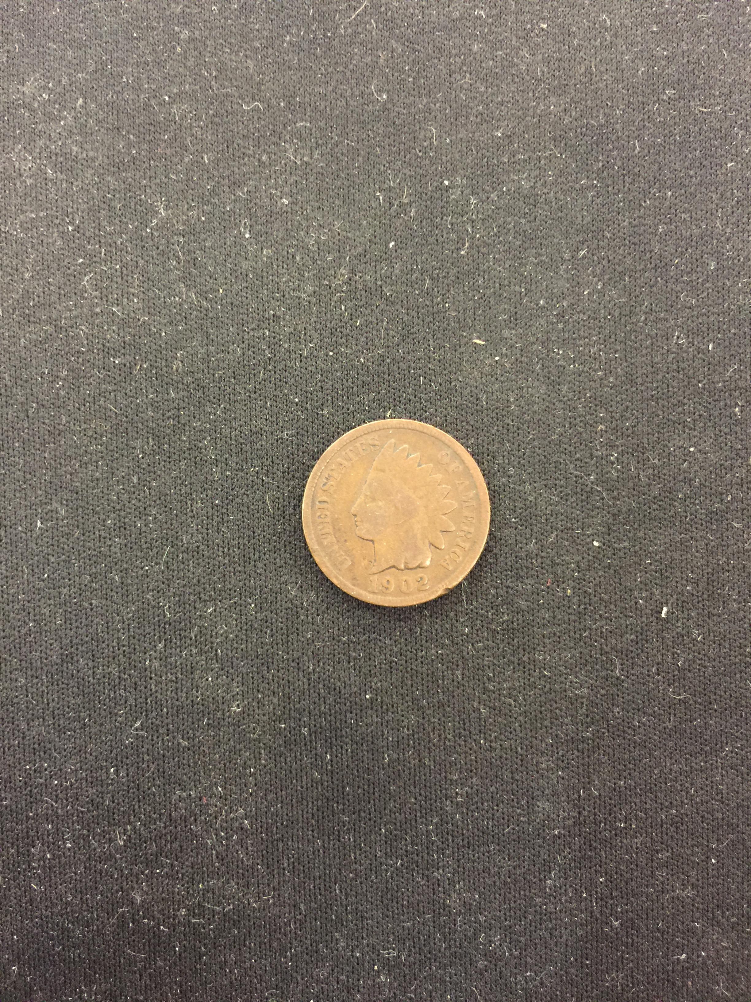 1902 United States Indian Head Penny