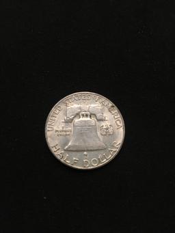 1949-S United States Franklin Silver Half Dollar - 90% Silver Coin