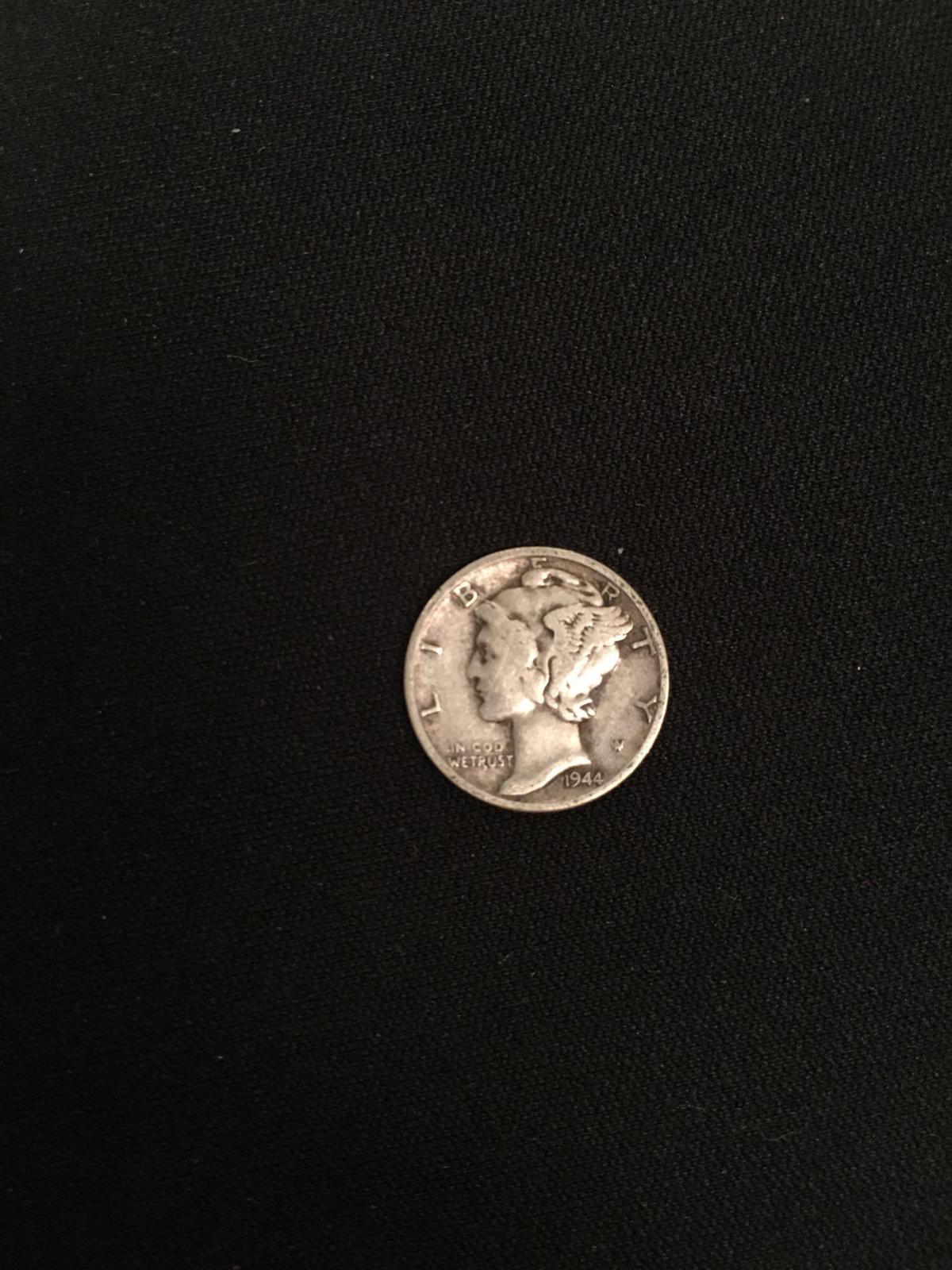 1944-S United States Mercury Dime - 90% Silver Coin