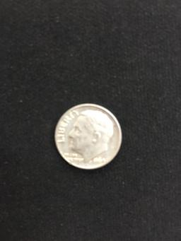 1964-D United States Roosevelt Silver Dime - 90% Silver Coin