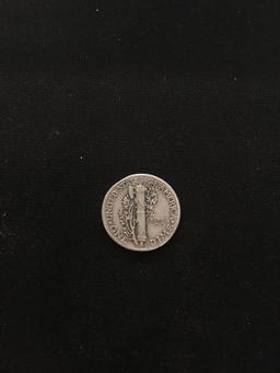 1941-United States Mercury Silver Dime - 90% Silver Coin