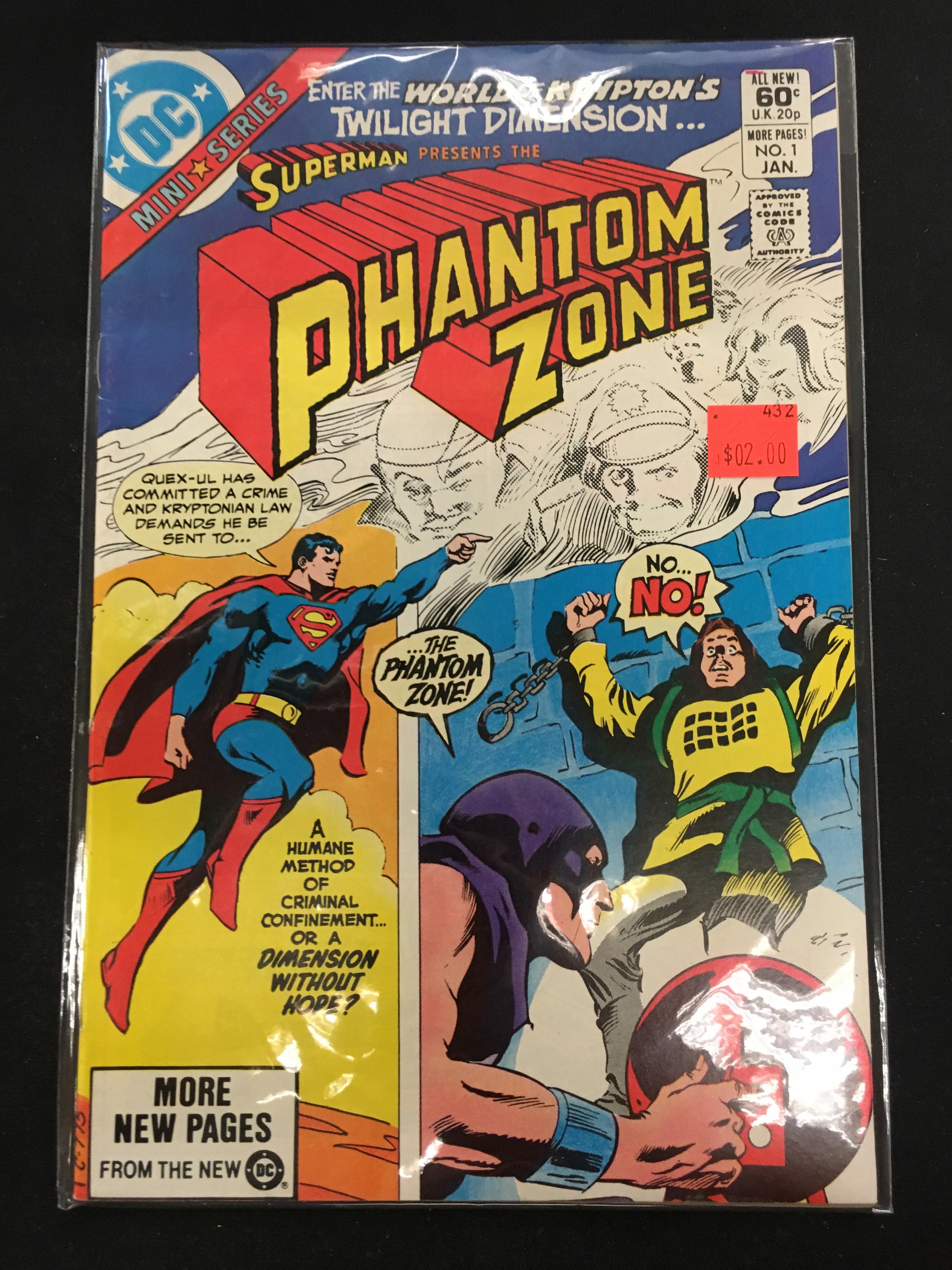 Superman Phantom Zone Mini Series #1-DC Comic Book