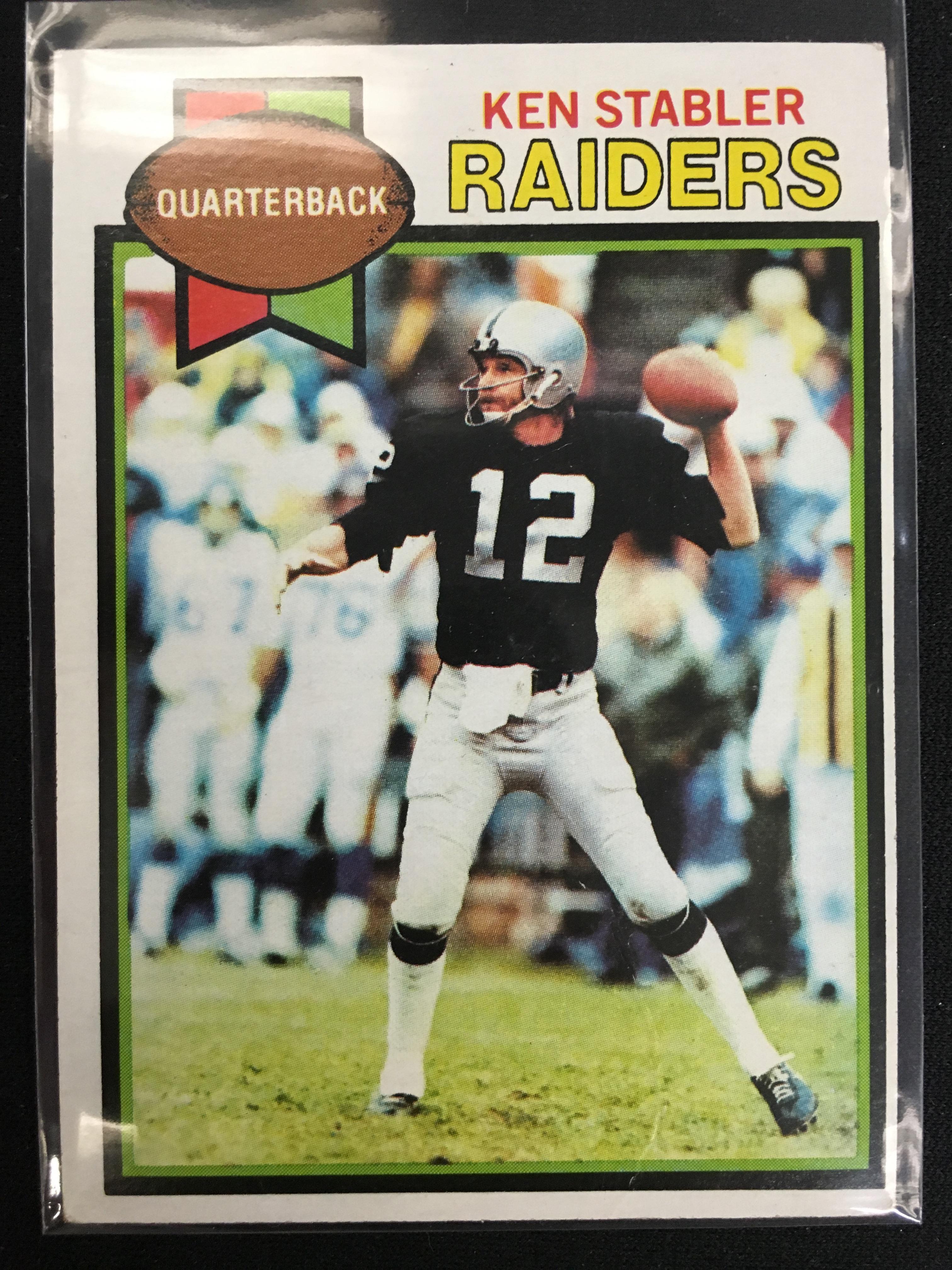 1979 Topps #520 Ken Stabler Raiders Vintage Football Card