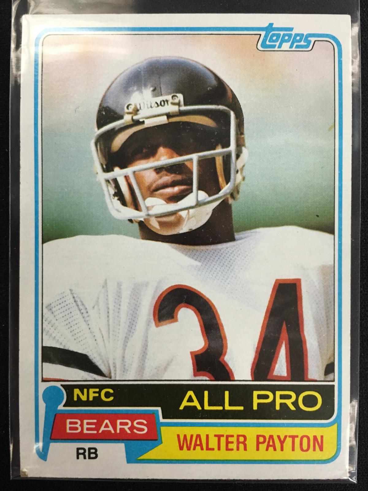 1981 Topps #400 Walter Payton Bears Vintage Football Card